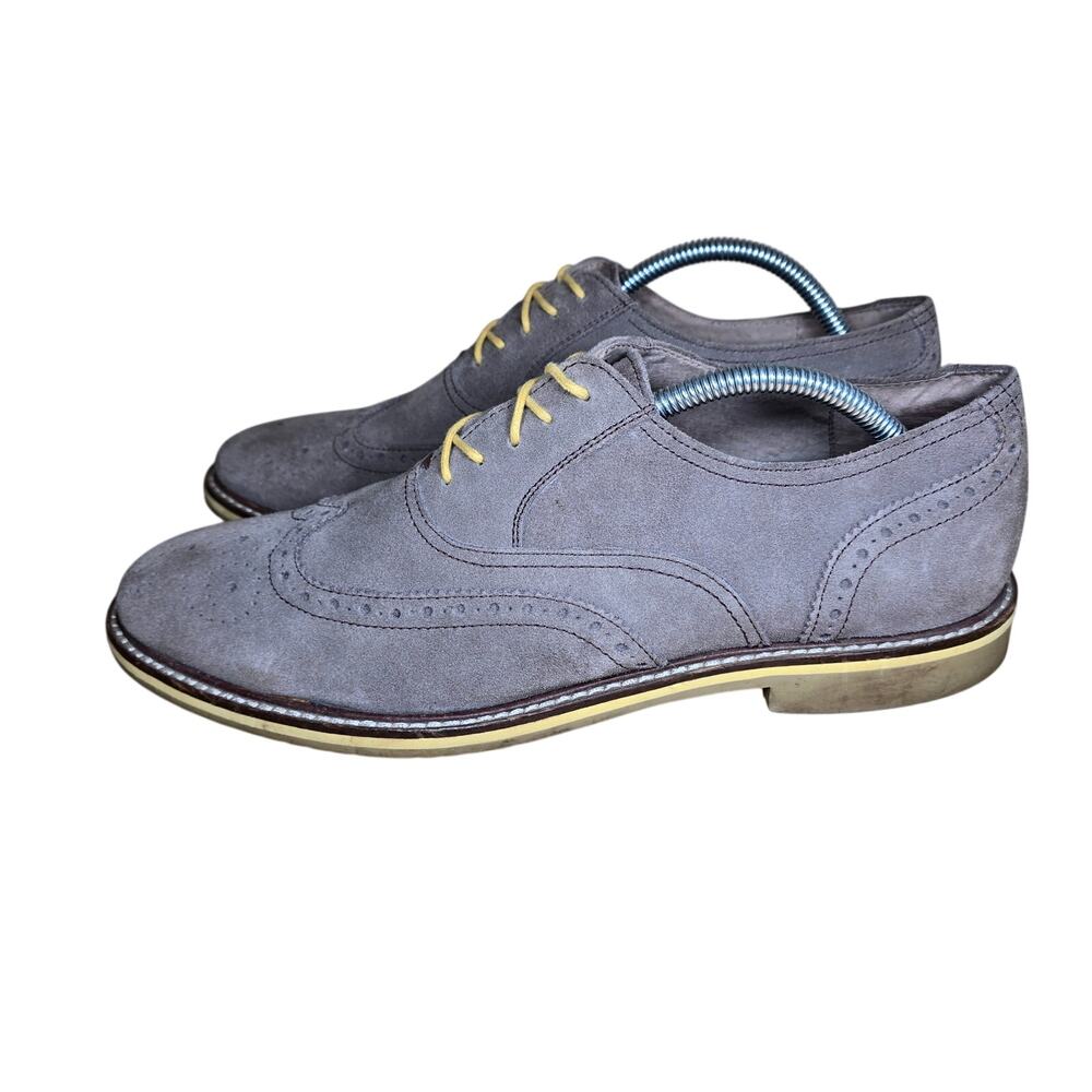 Banana Republic Suede Tan Wingtip Mens 9.5 Lining, Sole, Upper Leather, Preppy